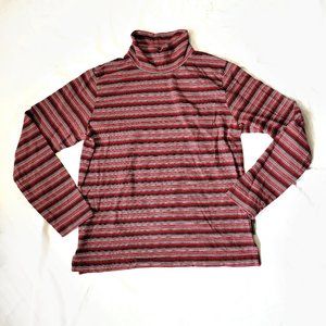 Woolrich Vintage Red Stripe Turtleneck